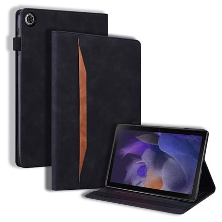 SKALO Samsung Tab A9 PU-nahkainen Lompakkokotelo - Musta