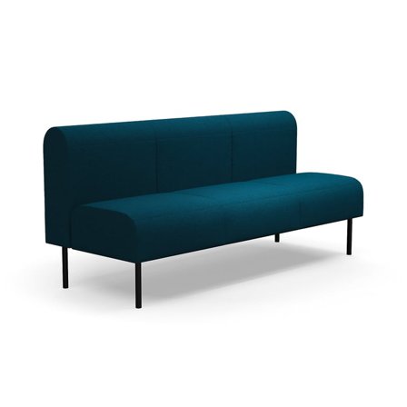 Modulares Sofa VARIETY, 3-Sitzer, Stoff Blues CSII, petrol