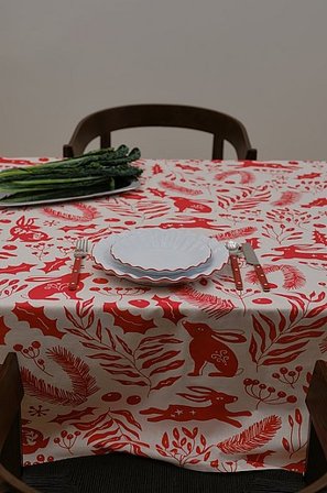 Jotex - Tafelkleed Antiek/rood antiek/rood - WONDERWORLD - Koop Tafelkleden bij Jotex