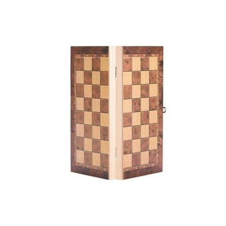 Set för schack i trä