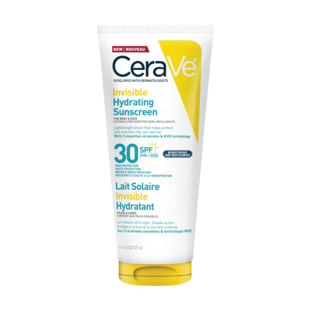 CeraVe Invisible Hydrating Sunscreen SPF30, 177 ml