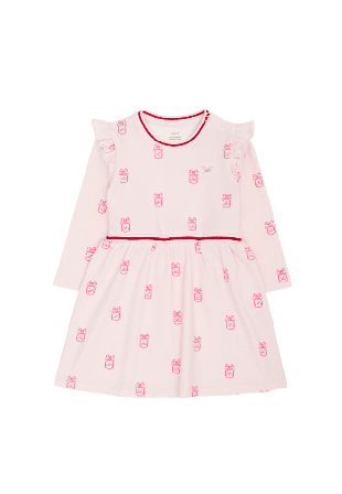 Livly Bow Wreath Yana Dress Klänningar Dam Rosa 104/110