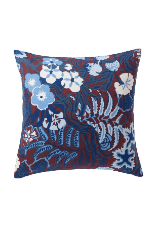 Åhléns Home Kuddfodral FLORETTE 50x50 cm Blå ONESIZE