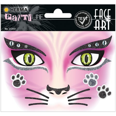 HERMA Face Art Stickers Katt