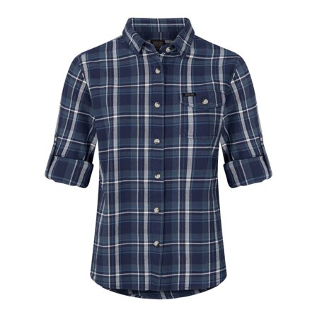 Urberg Eide LS Flannel Shirt Women Women long-sleeved shirts Blue L