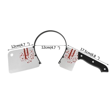 Skräck pannband Halloween Dekoration Skrämmande Kniv Halloween Tillbehör Rekvisita