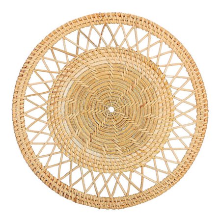 Unik flettet veggkurv dekorativ naturlig sjøgress rund hengekurv