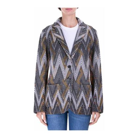 Missoni Coats Grå, Dame Uldfrakker