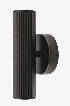 Globen Lighting - Væglampe Hubble Up/Down IP44 facadebelysning Sort - Sort - Væglamper - Fra Homeroom