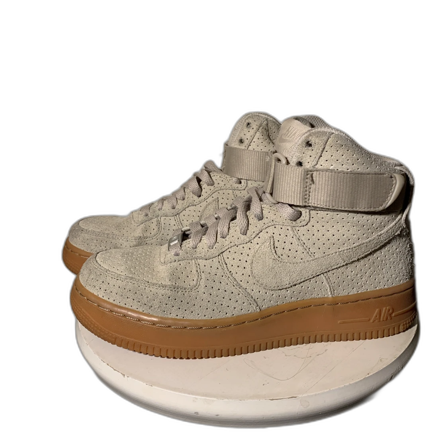 Nike air force höga beige mocka