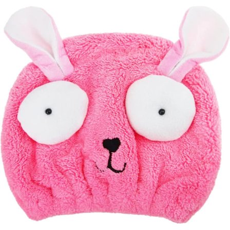 Tørt hårhat, tørrebadhat brusehoved bad og spa håndklæde badehætte hurtigt absorberende hårhåndklæde til børn