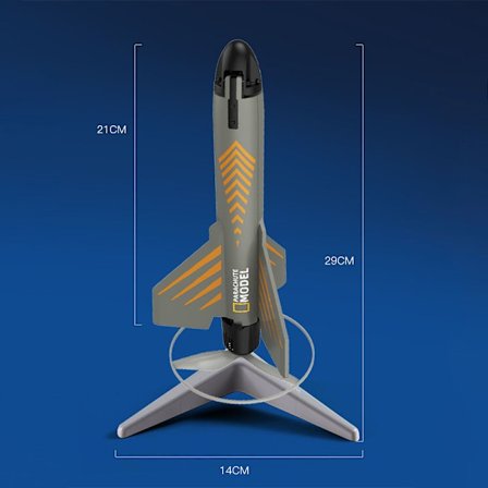 Elektrisk Raket Launcher Legetøj Motoriseret Luftraket Model