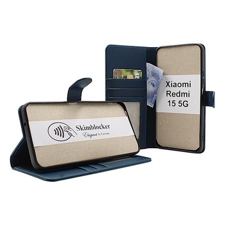Skimblocker Xiaomi Redmi 15 5G Plånboksfodral