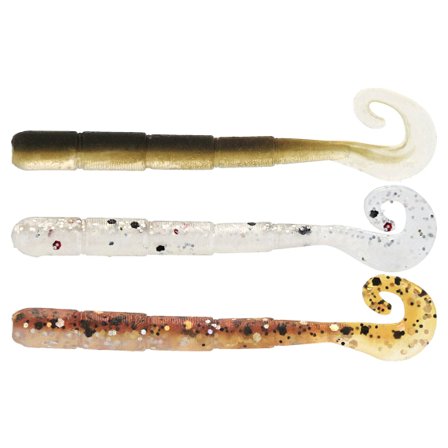 Westin Ned Worm Curltail 5cm 0,5g Floating - Clear Water Mix 23 6pcs