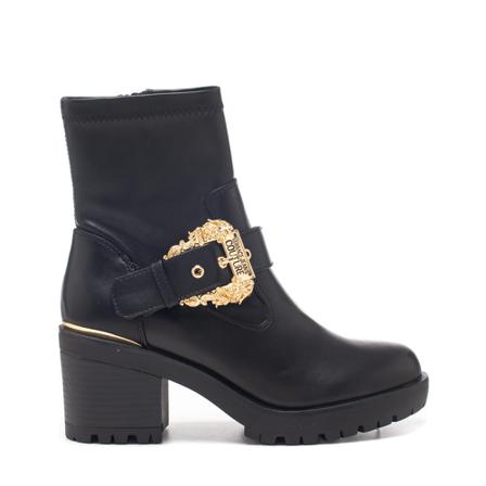Versace Jeans Couture, Ankle Boots Czarny, Kobieta, Rozmiar: 40 EU
