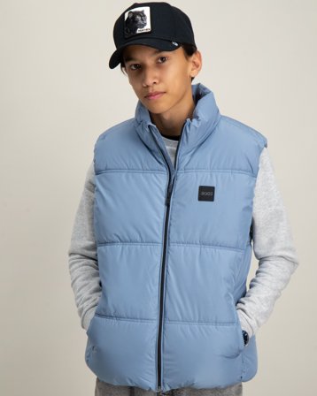 BOSS PUFFER JACKET SLEEVELESS Grå Veste Dreng - Kids Brand Store