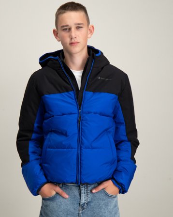 Champion Hooded Jacket Blå Jackor Kille - Kids Brand Store
