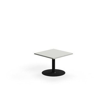 Coffee table VERTICUS, 700x700x500 mm, light grey/black