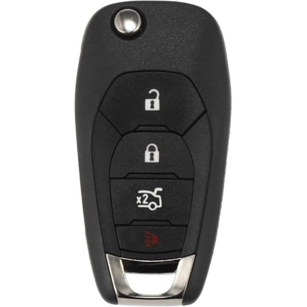 315MHz 46 Chip LXP-T003 Erstatnings Nøglefri Adgang Fjernbetjening Bilnøgle til Chevy Cruze 2016 2017 2018 2019 4 Knapper Proximity Smart