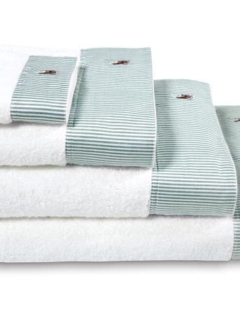 Oxford Bath Towel Home Textiles Bathroom Textiles Towels & Bath Towels Hvit Ralph Lauren Home