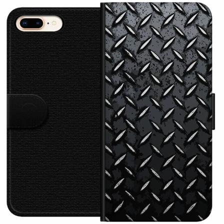 Apple Iphone 8 Plus Plånboksfodral Metalliskt Mönster
