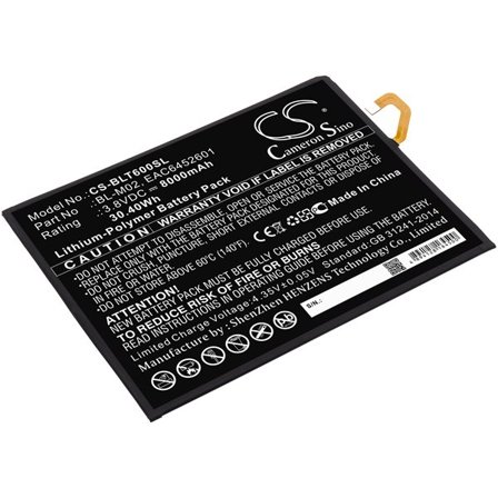 Batteri til nettbrett for LG G Pad 5 10.1, G Pad 5 10.1 FHD, LM-T600L og andre.