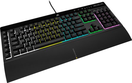 Corsair Gaming K55 RGB PRO - tastatur - Nordisk - svart