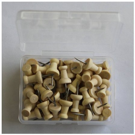 100 st Tränål Push Pins Dekorativa Push Pins Märkningsnål fo,ZQKLA