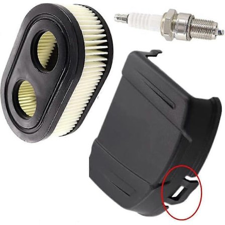 Es G10007 Luftfilterdeksel med tennplugg for Briggs & Stratton Serie 650exi 675exi 675is 798452 594575 Gressklipper Motor Erstatning Hot