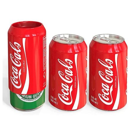 Silikone Dåseovertræk (3-pak) - Skjul din øl emballage ved at camouflere den som en sodavandsdåse (rød)