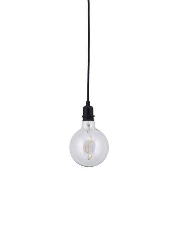 House Doctor Coso Batterilampe Sort (Timer-funksjon)