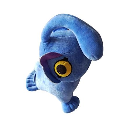 Havdyrjegerdukke Blå Plysjdukke 25cm Kort Kosedyr D