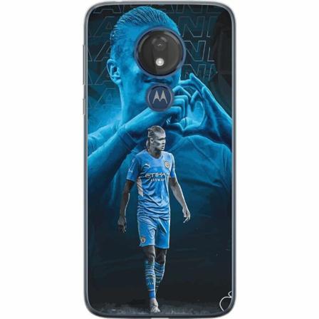 Motorola Moto G7 Power Genomskinligt Skal Erling Haaland