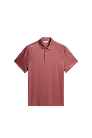J.Lindeberg - Tod Print Polo - Golf - Red - Men - XXL