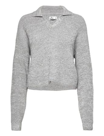 Hco. Girls Sweaters Grey Hollister