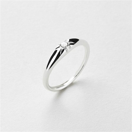 Sequin Pinky Ring - Sterlingsølv