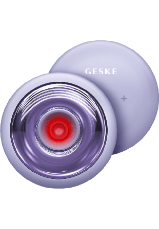 GESKE Sonic Cool & Warm Face and Body Massager | 9 in 1 Tillbehör Dam Lila 106g