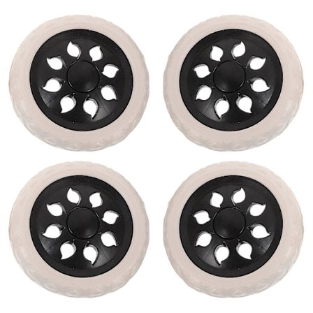 4 stk. bagagevogn hjul indkøbsvogn hjul trolley hjul udskiftning