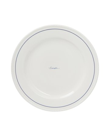 Lexington Porzellanteller (4er-Set), Weiß/Blau