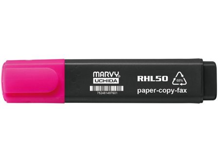 MARVY Överstrykningspenna recy rosa - Lyreco - Kontorsmaterial - Pennor - Överstrykningspennor