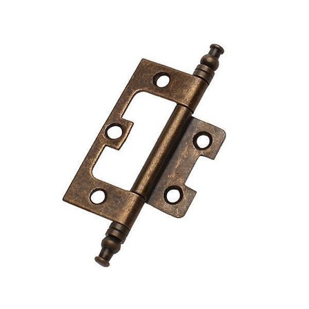 16x Antik Bronze Plan Dørhængsel Port Skab Kabinet Hængsel med Afslutning