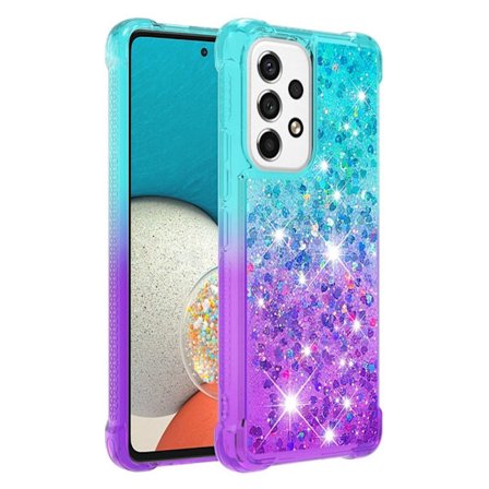 Princess Samsung Galaxy A53 5G Cover - Himmelblå / Lilla