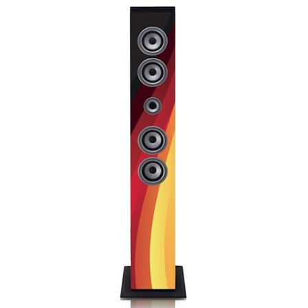 Ices IBT-6 Deutschland - Bluetooth Sound Tower med FM-radio, USB och SD-läsare - tyska flaggan
