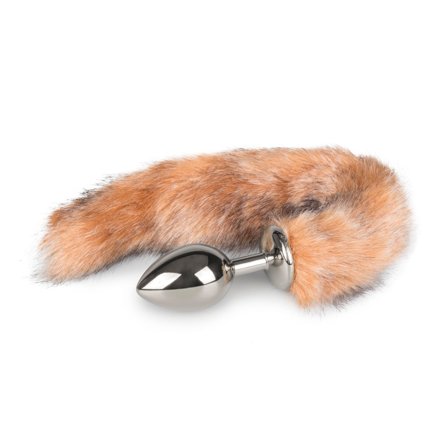 Easy Toys: Fox Tail Plug No.3 -Silver