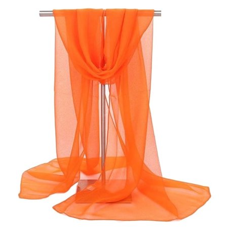 Sjal Halstørklæde ORANGE ORANGE Orange