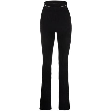 Andrea Adamo, Slim-fit Trousers Zwart, Dames, Maat:S