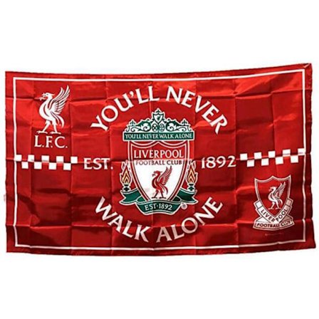 Liverpool Flag Banner 3X4.7ft England Premier Fodbold Flag Sjal