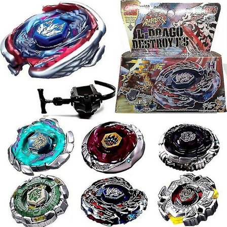 Hot Fusion Metal Rapidity Fight Masters Top Beyblade String Launcher Set Lelut