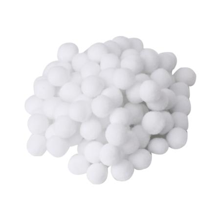 100 stk Multipurpose Pom Poms runde baller Håndverksverktøy DIY-dekorasjoner Nytt