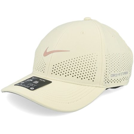 Nike - Bege adjustable Boné - Dri-fit Adv Club Cap S Ab P Lt Khaki/Pink Adjustable @ Hatstore